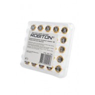 ROBITON PROFI CR2032-HA6.2/20.5 3.0В с выводами под пайку BULK25, в упак 25 шт