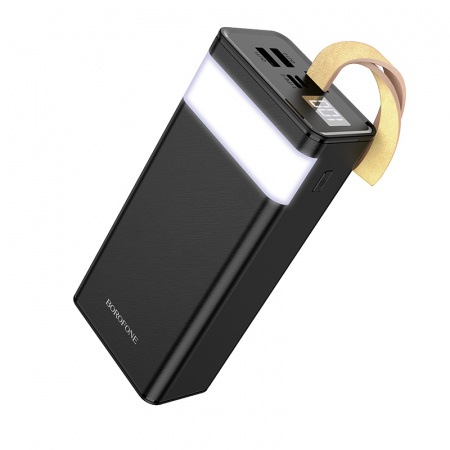 Повербанк Borofone Power Bank BJ18A 30000 mAh, дисплей, черный