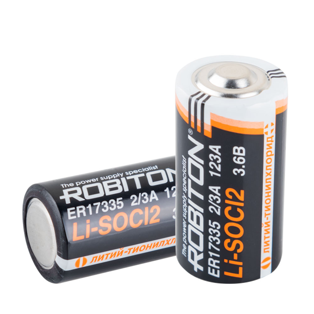 Элемент питания ROBITON ER17335-SR2 2/3A 