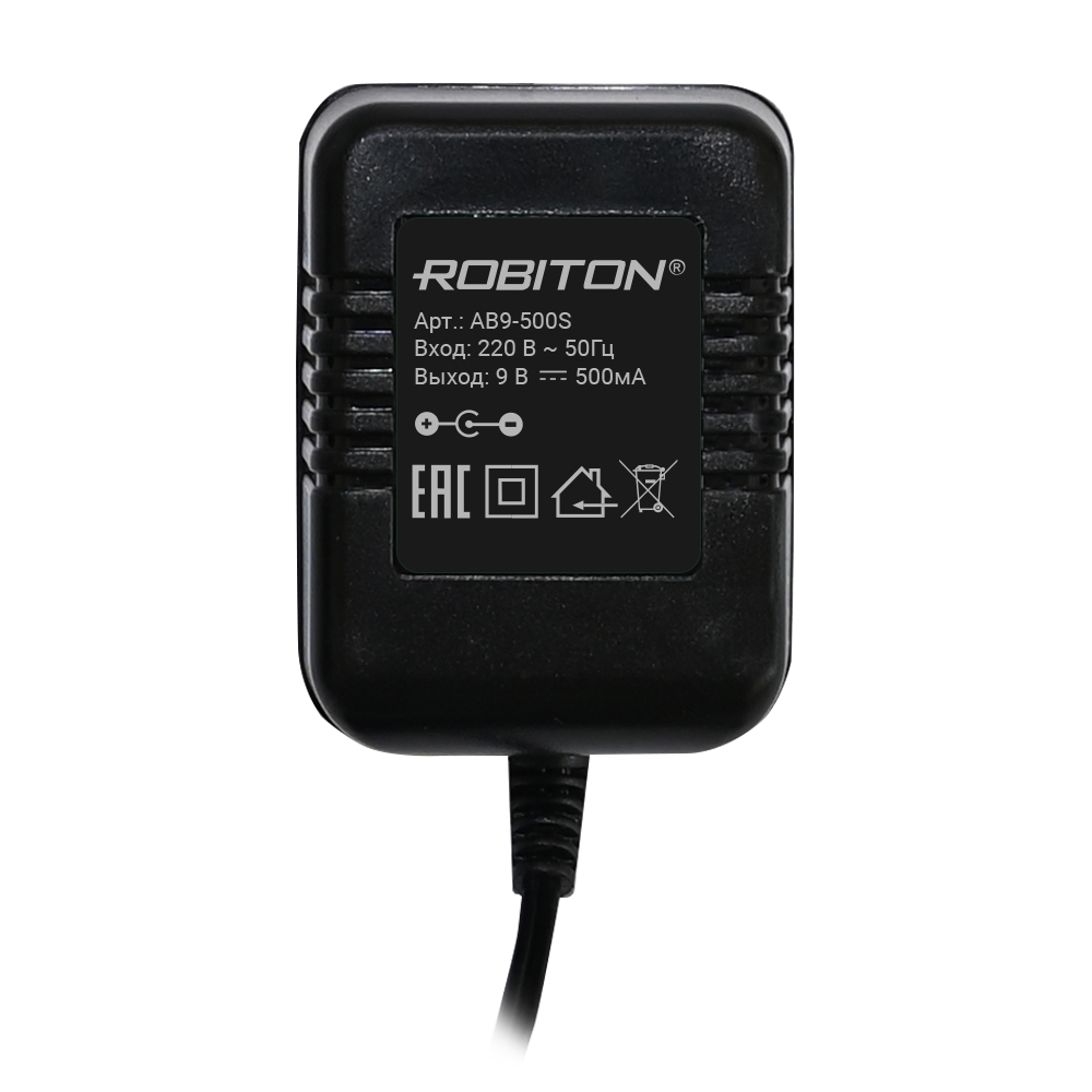 Адаптер/блок питания ROBITON AB9-500S 5,5х2,1/12 (-) 