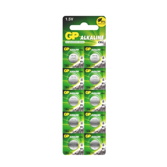 Элемент питания GP Alkaline cell 186-C10 AG12 BL10