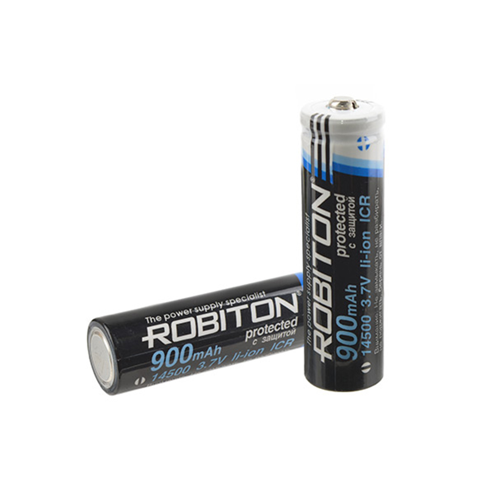 Аккумулятор ROBITON 14500 (АА) 900мАч с защитой BL1